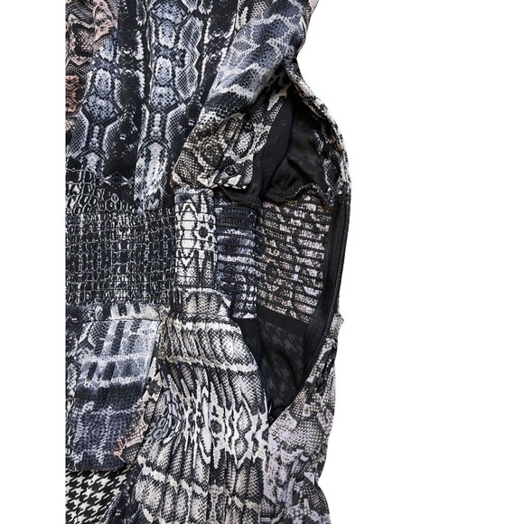 Ramy Brook, Monae Printed Sleeveless Ruffle Mini Dress Small - Picture 12 of 15